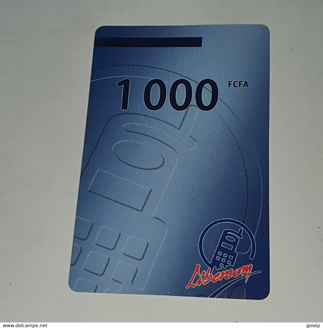 BENIN-(BJ-LIB-REF-004)-blue Phone-(4)-(1000fcfa)-(101-3974-4840-367)-used Card+1card Prepiad Free - Bénin