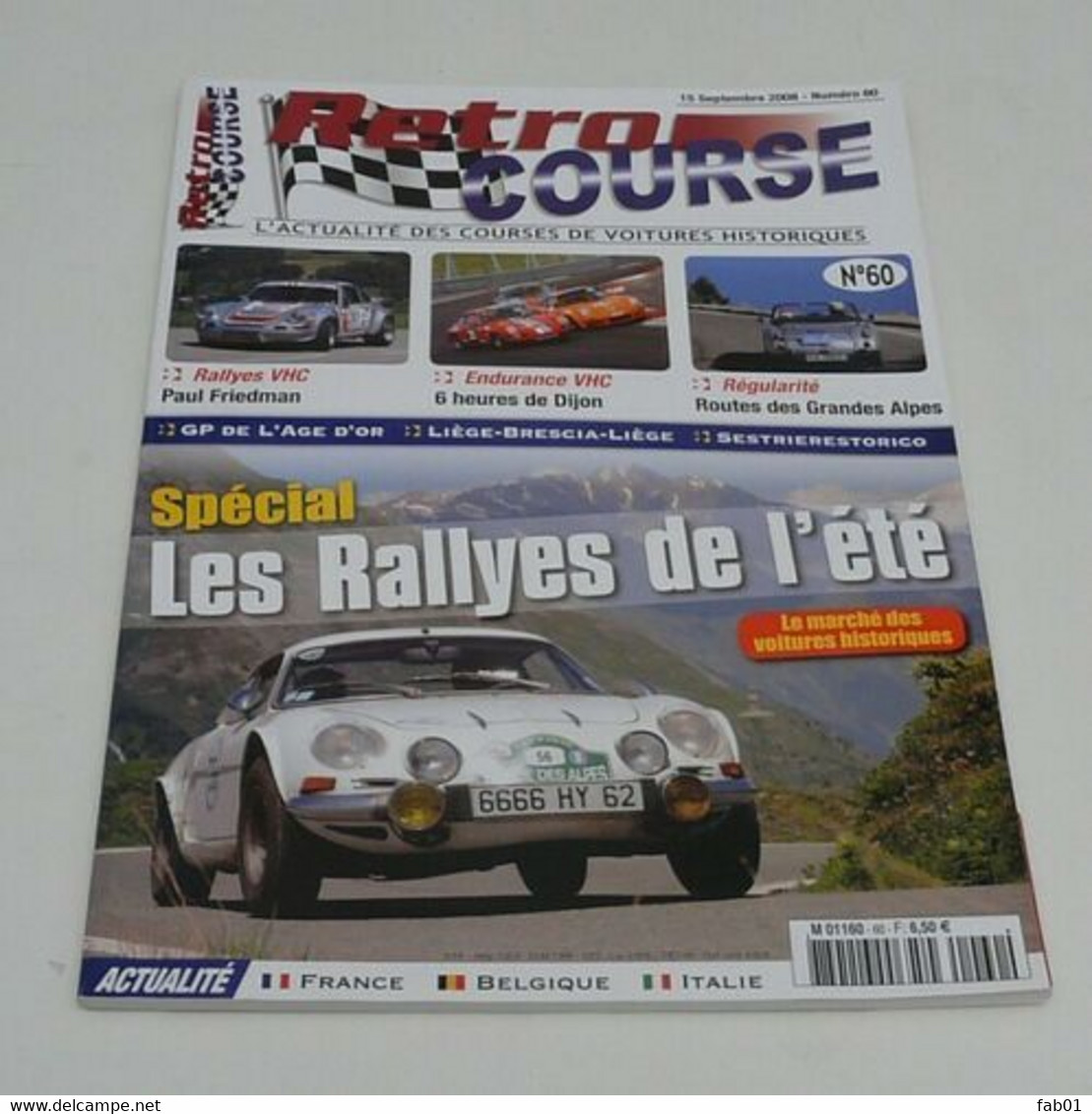 Retro Course N°=60(spécial Les Rallyes De L'été) - Boeken