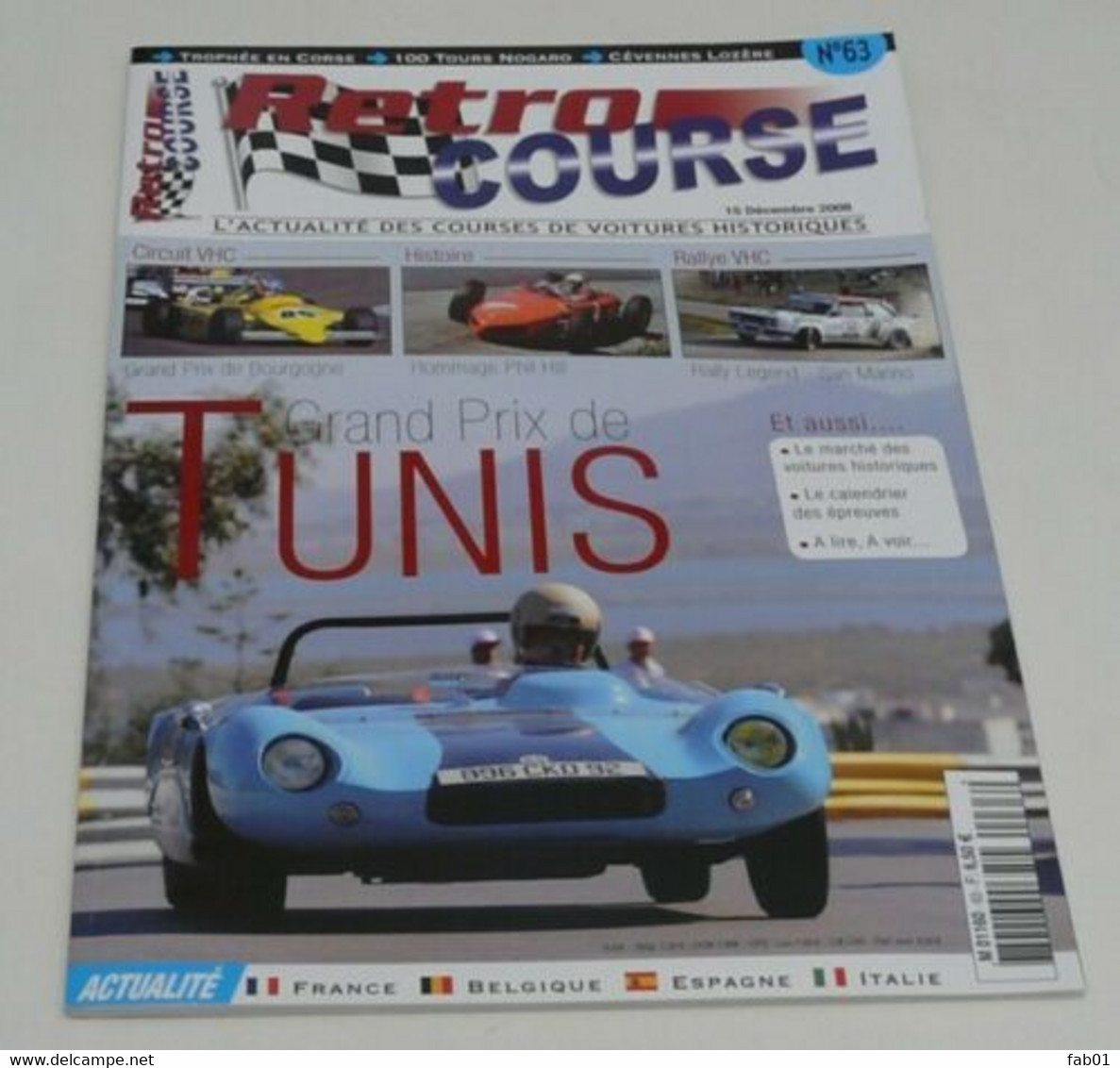 Retro Course N°=63(Rallye De Tunis-Corse.....) - Livres