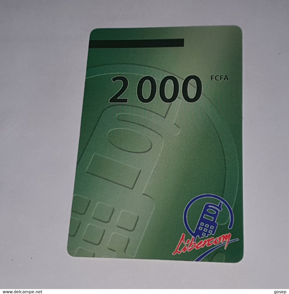 BENIN-(BJ-LIB-REF-005)-green Phone-(6)-(2000fcfa)-(021-0476-8784-055)-used Card+1card Prepiad Free - Benin