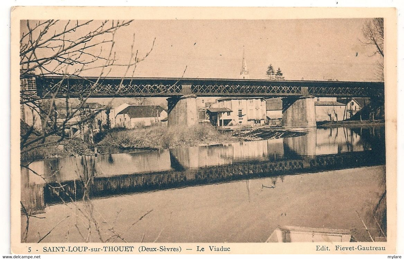 Cpa 79 St Loup  Le Viaduc - Saint Loup Lamaire