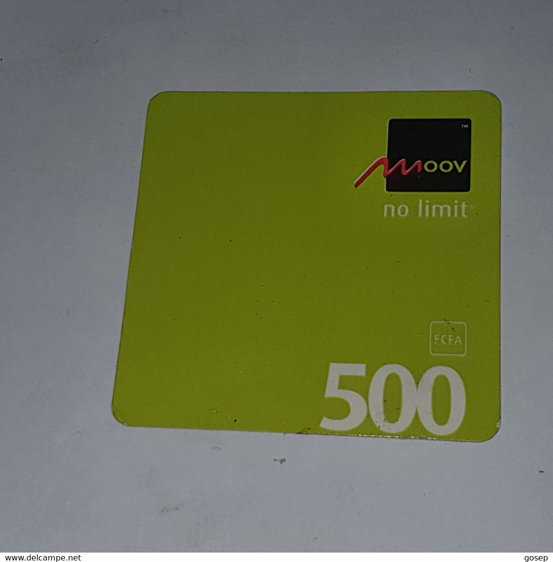 BENIN-(BJ-MOO-REF-001B)-moov No Limit-(9)-(500fcfa)-(3112-3235-5004)-used Card+1card Prepiad Free - Benin