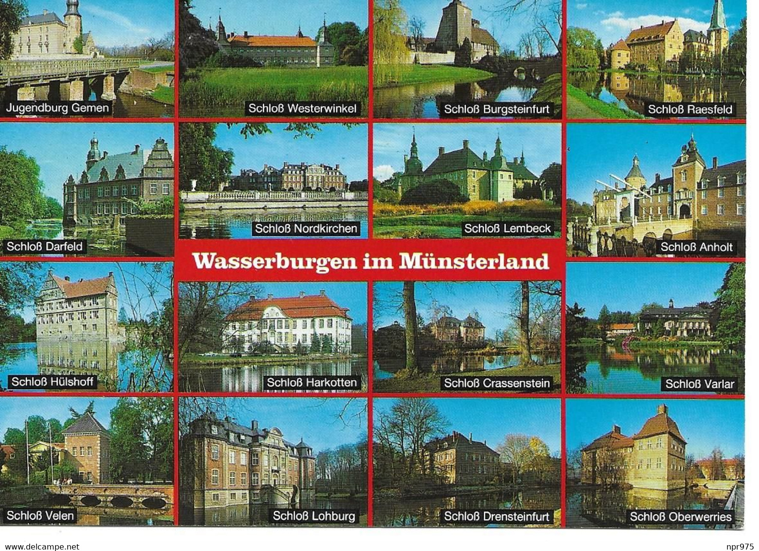 Allemagne  Muster Wasserburgen Im Munsterland Et Ses Voisins Aspect Divers - Munster