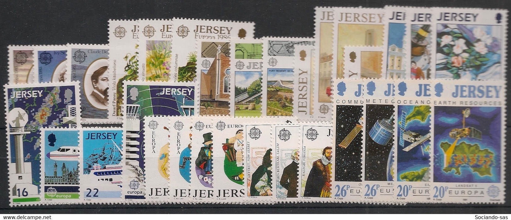 Jersey - 1985-1993 - Europa - Complete 31v - Neuf Luxe ** / MNH / Postfrisch - Sammlungen