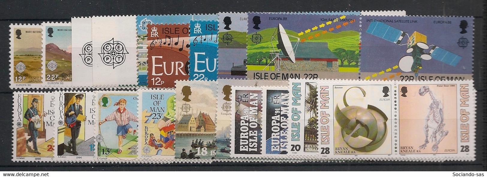 Isle Of Man - 1985-1993 - Europa - Complete 40v - Neuf Luxe ** / MNH / Postfrisch - Sammlungen