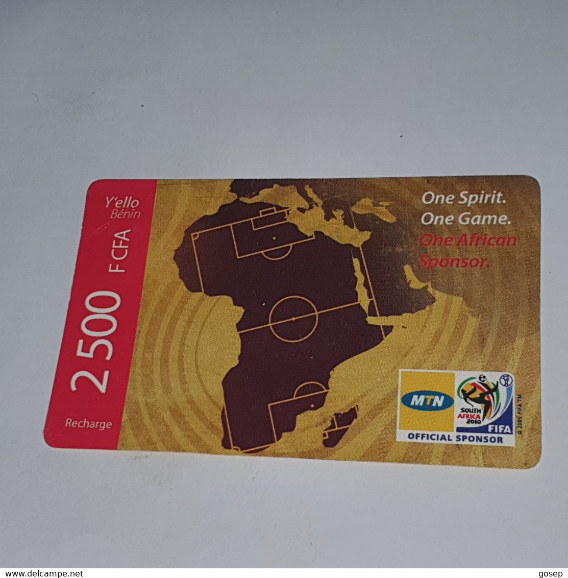 BENIN-(BJ-MTN-REF-003a)-game Sponsor-(11)-(2500fcfa)-(5672150662798)-used Card+1card Prepiad Free - Bénin