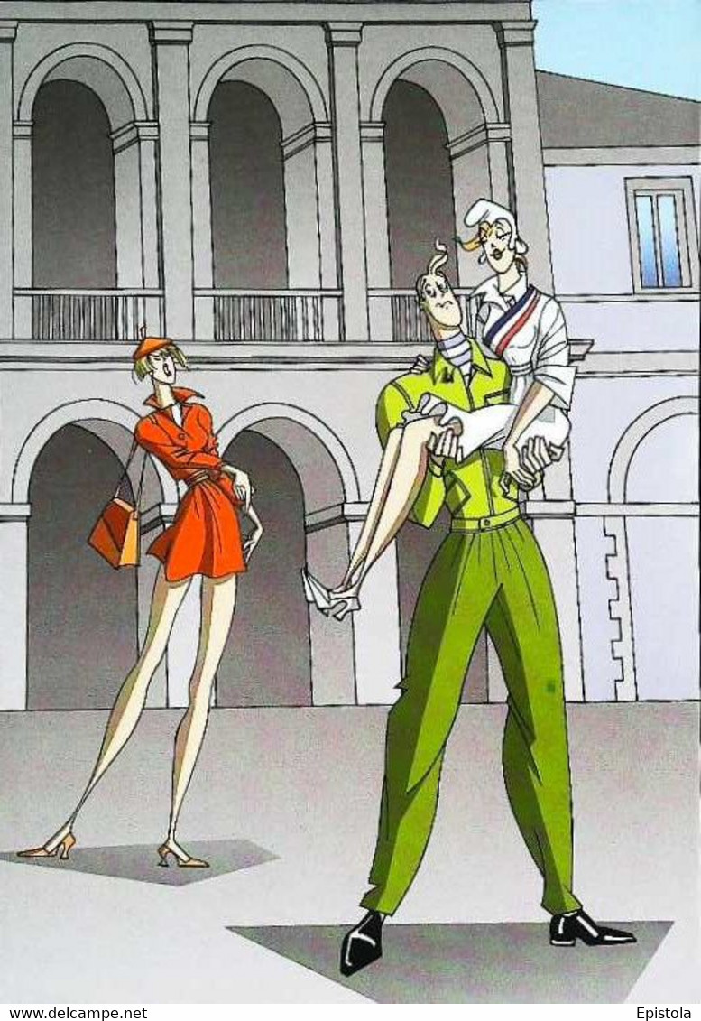 ► Illustration Fernand ZACOT - Couple Et MARIANNE  - - Zacot, Fernand