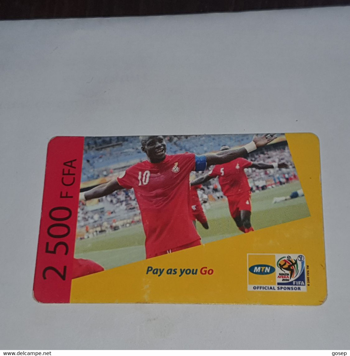 BENIN-(BJ-MTN-REF-006)-football10-(19)-(2500fcfa)-(8479658400965)-used Card+1card Prepiad Free - Benin