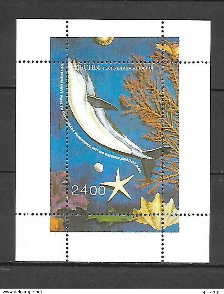 Abkhazia Dolphins MS MNH (DMS09) - Dolfijnen