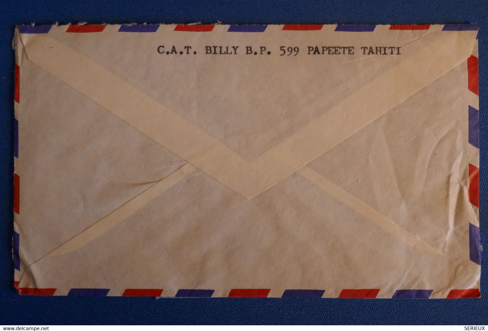 M22 POLYNESIE BELLE LETTRE POSTE AERIENNE 1952 PAPEETE POUR PARIS FRANCE + AFFRANCHISSEMENT PLAISANT - Cartas & Documentos