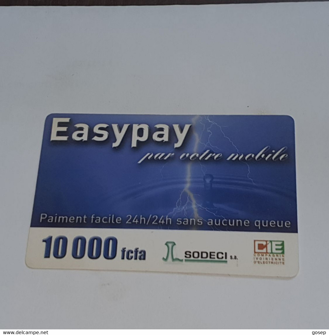 BENIN-(BJ-PRE-?)-EASYPAY-(36)-(10.000fcfa)-(cod Inclosed-new)-mint Card+1card Prepiad Free - Benin