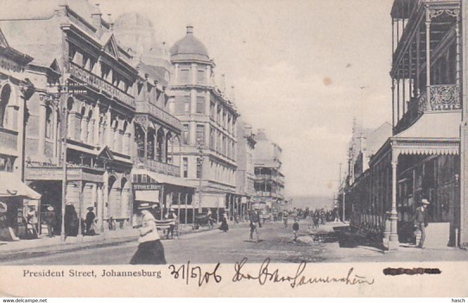 4826  5  Johannesburg, President Street  1906 - Südafrika