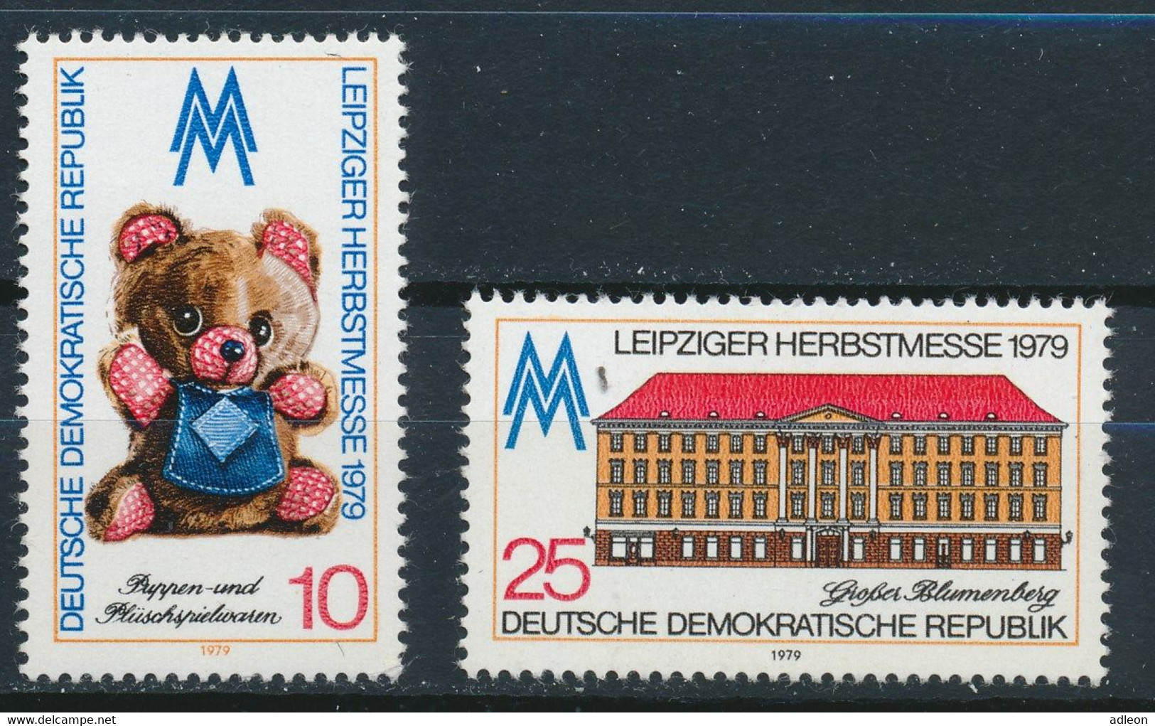 RDA-Foire D'automne De Leipzig 1979 -YT 2116-2117**  / DDR- Leipziger Herbstmesse Mi.Nr. 2452-2453** - Neufs