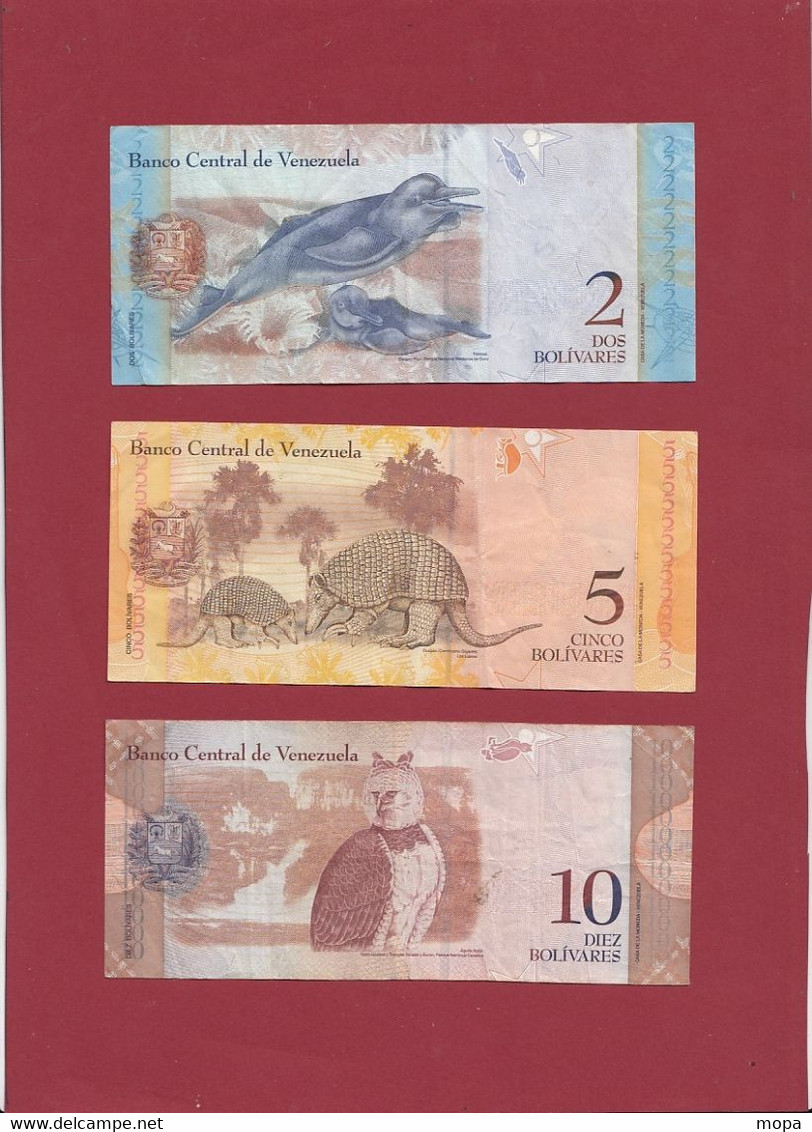 Venezuela 14 billets dans l 'état (CERTAINS BILLETS A FORTE COTE--4 LOTS -56 BILLETS AUCUN DOUBLE) lot n °1