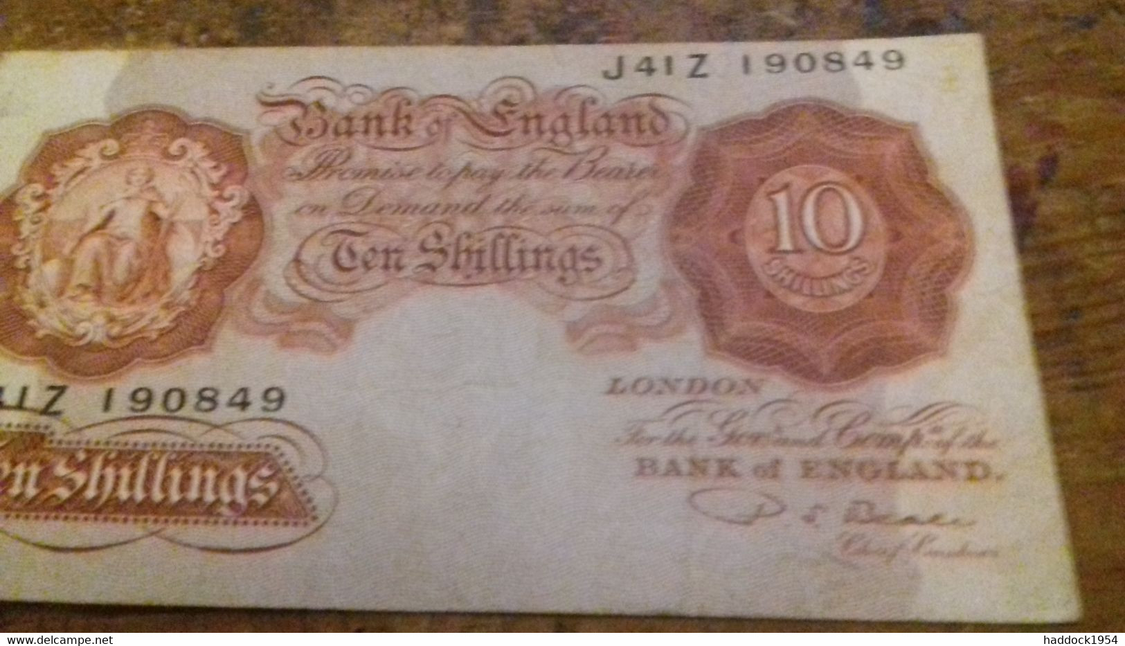 Billet De 10 Shillings - 10 Shillings