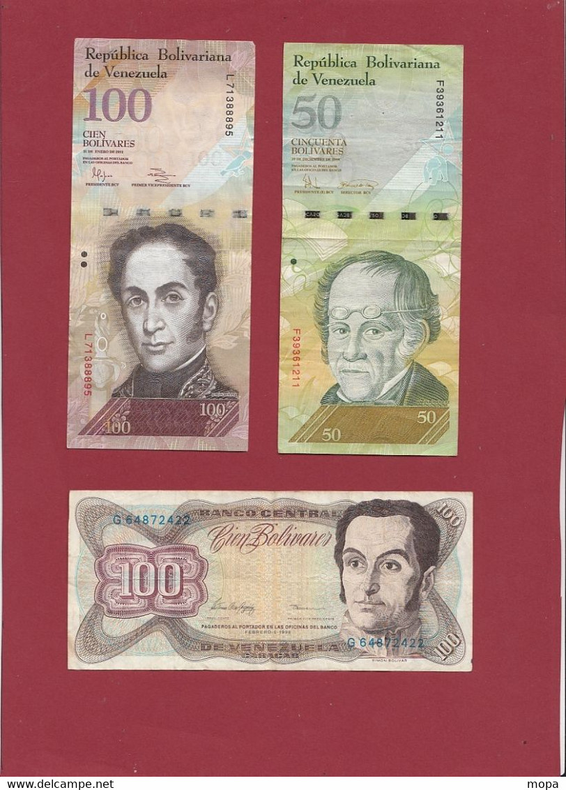 Venezuela 14 Billets Dans L 'état (CERTAINS BILLETS A FORTE COTE---4 LOTS -56 BILLETS AUCUN DOUBLE) Lot N °3 - Venezuela