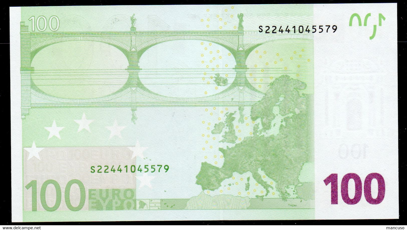 S  ITALIA  100 EURO  J029  TRICHET  FDS/UNC/NEUF - 100 Euro