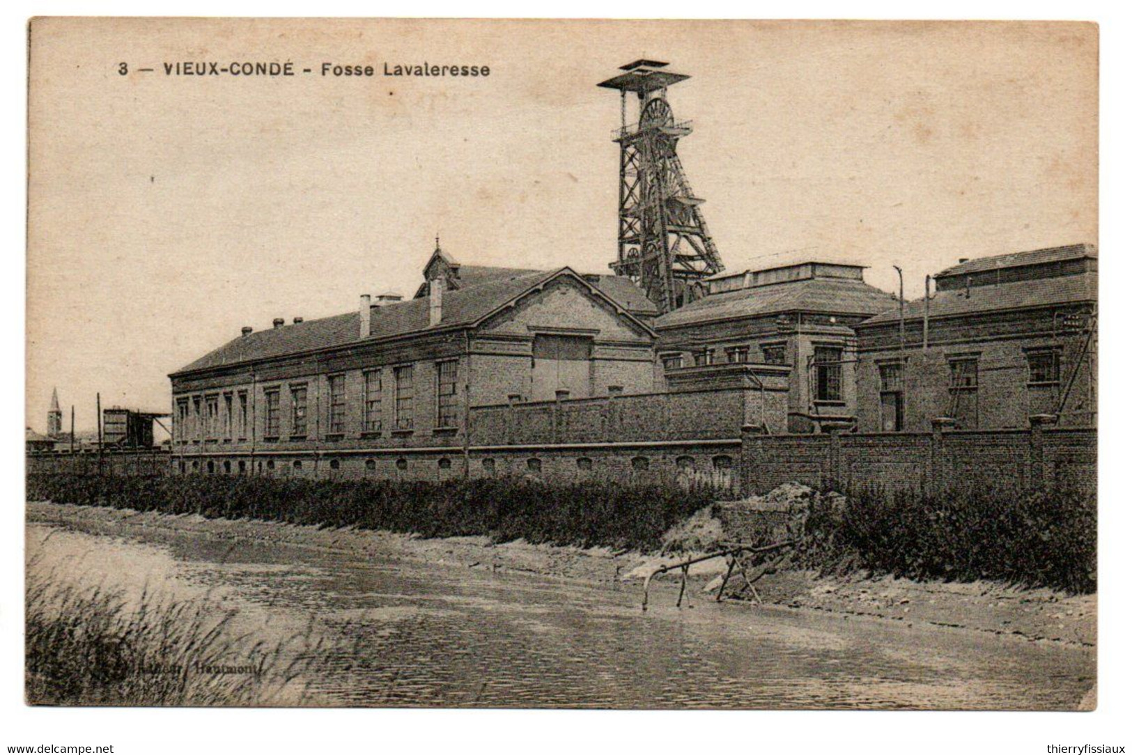 Vieux Condé - N°3 - Fosse Lavaleresse - Charbonnage - Ed: Hautmont - 2 Scans. - Vieux Conde