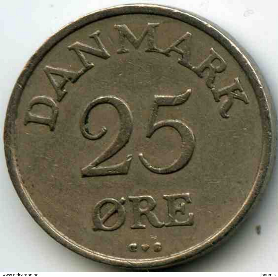 Danemark Denmark 25 Ore 1956 CS KM 842.2 - Danimarca