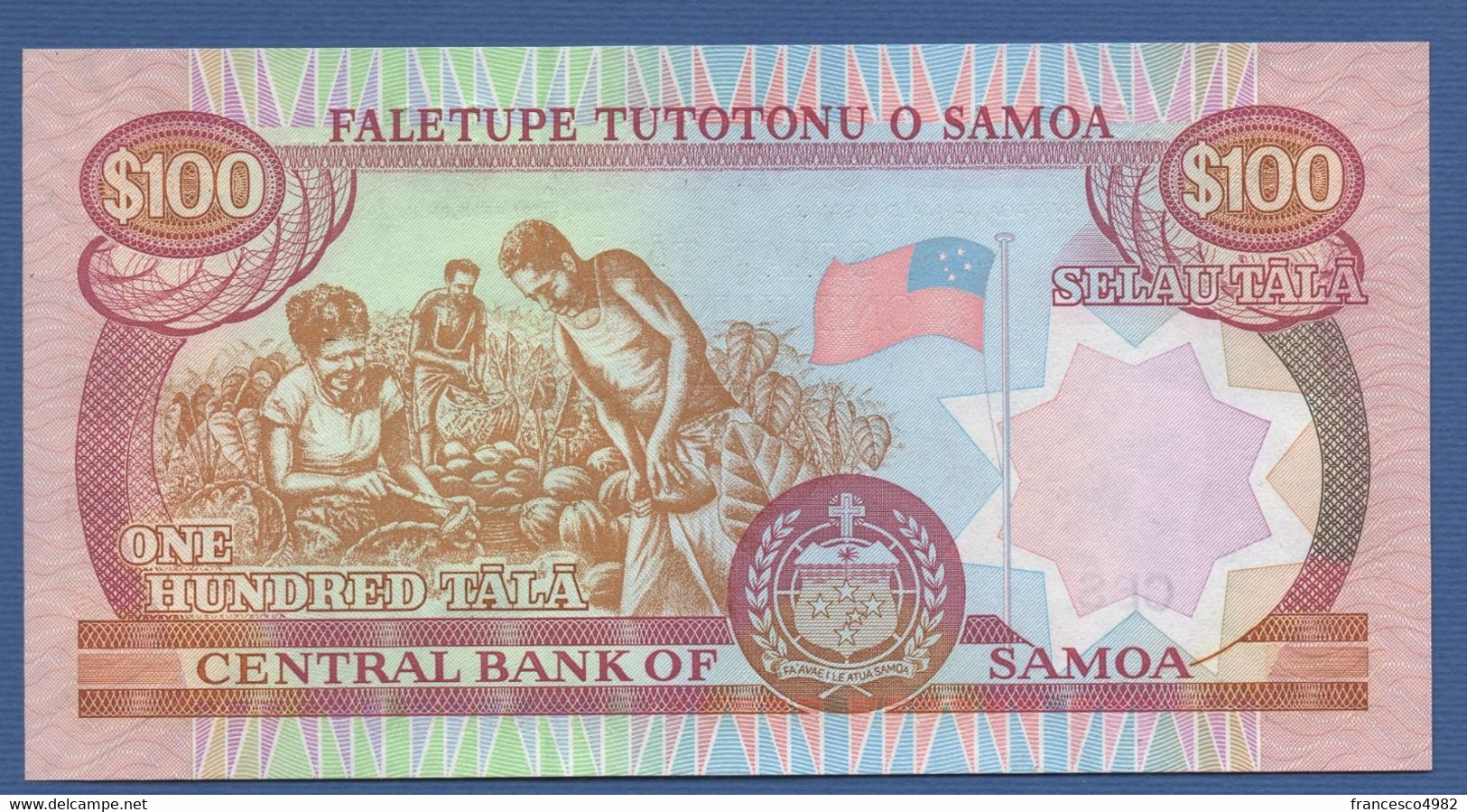 SAMOA - P.37 – 10 TALA ND (2006) - UNC Prefix B - Samoa