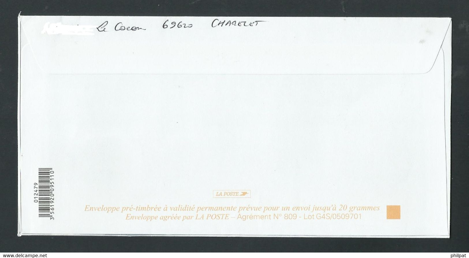 PAP PRET A POSTER GUINIOL ENVELOPPE BLANCHE - Prêts-à-poster:  Autres (1995-...)