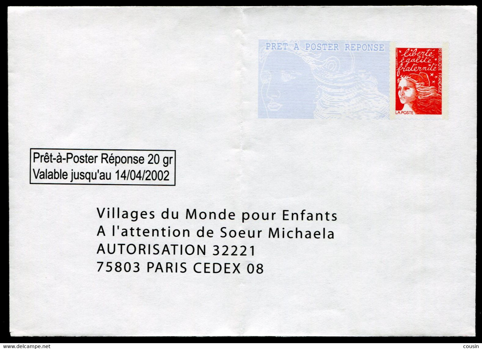 VILLAGES DU MONDE    Luquet   La Poste - PAP: Antwort/Luquet