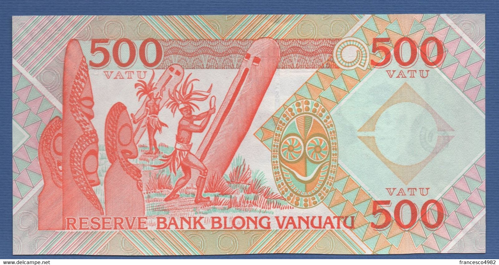 VANUATU - P. 5b – 500 VATU  ND (1993 & 2006) - UNC Prefix BB 701716 - Vanuatu