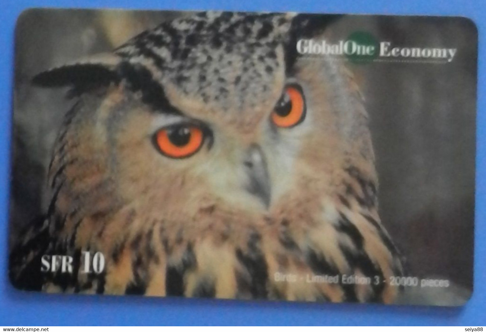 Switzerland Swiss Owl Bird Oiseaux Vogel Birds Owls Globalone Economy - Uilen