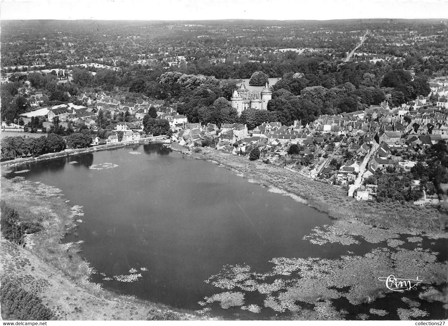 35-COMBOURG-L'ETANG LE CHATEAU , LA VILLE - Combourg