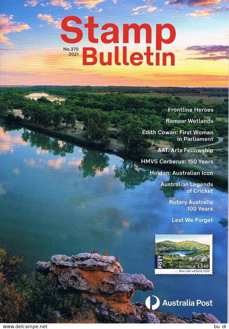 Australien - Australia - Stamps Bulletin - März / April 2021 - Englisch, Landscape, Rotary - Anglais (àpd. 1941)