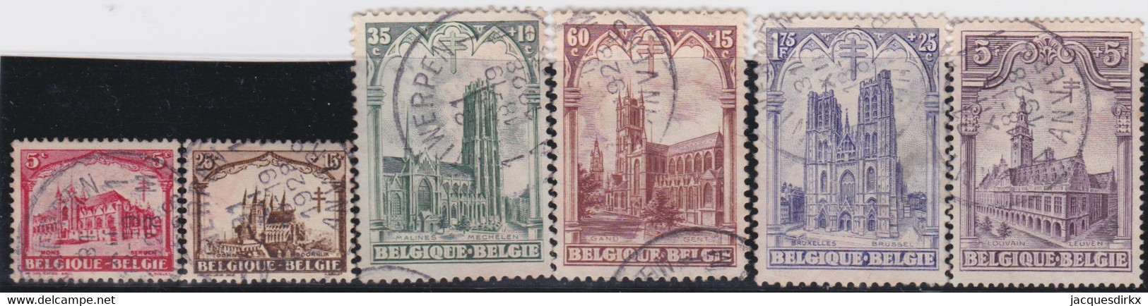 Belgie  .   OBP   .       267/272      .      O     .    Gebruikt  .   / .     Oblitéré - Used Stamps