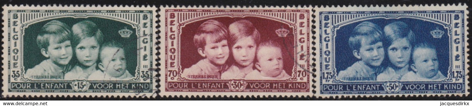 Belgie  .   OBP   .      404/406       .      O     .    Gebruikt  .   / .     Oblitéré - Used Stamps