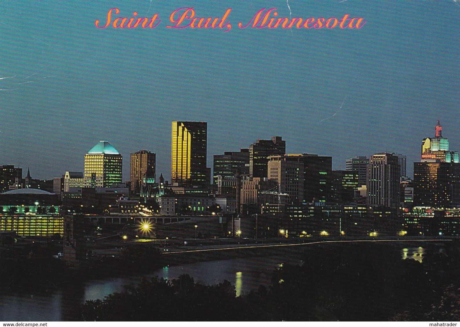 USA - Minnesota - Saint Paul - General View At Night - St Paul