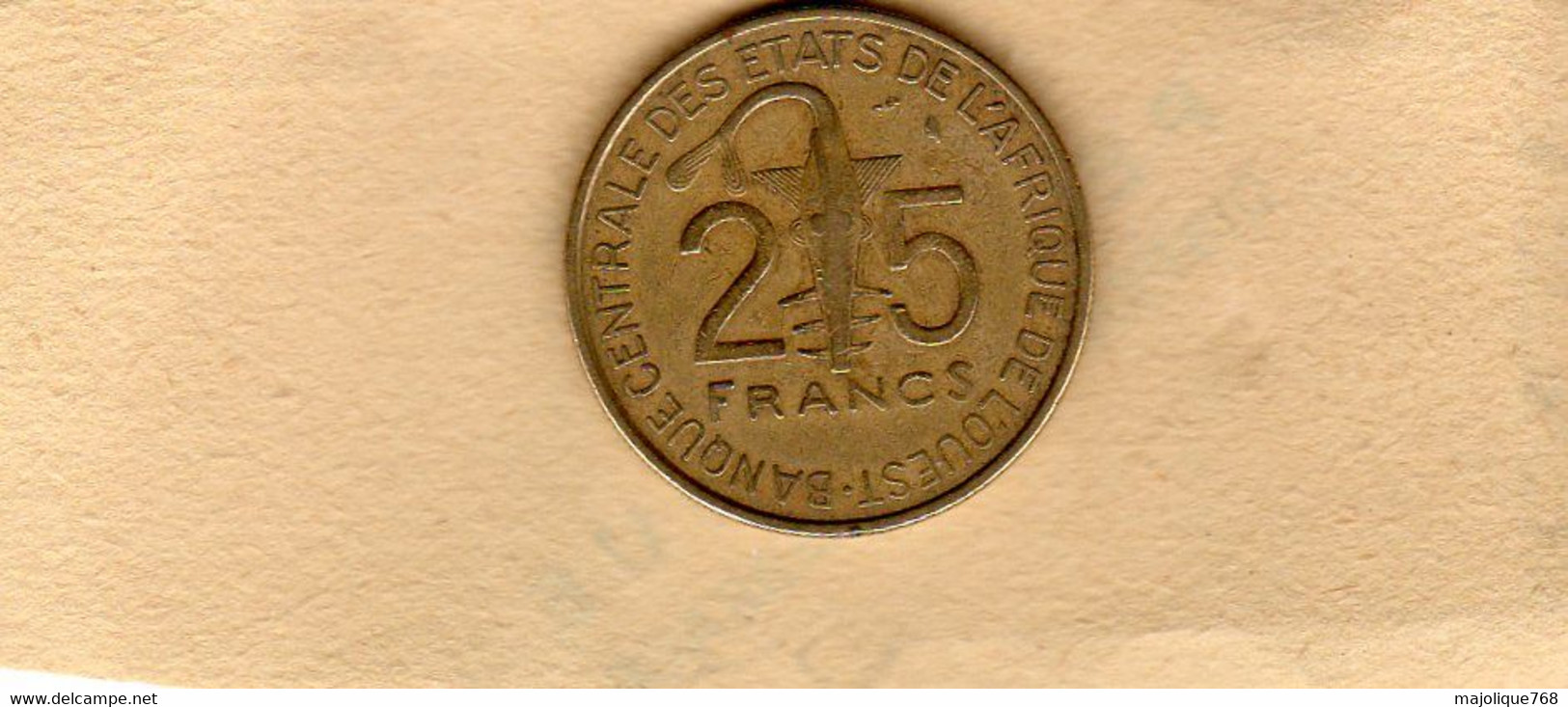 Monnaie De La Banque Centrale De L'Afrique De L'Ouest - Côte-d'Ivoire - 25 Francs 1970 En TTB - Elfenbeinküste