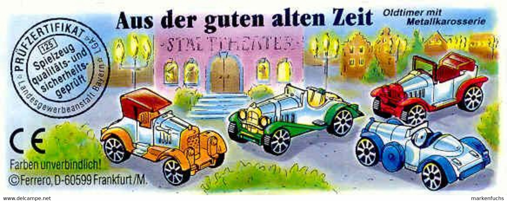 Aus Der Guten Zeit 1998 / Cabriolet + BPZ - Ü-Ei