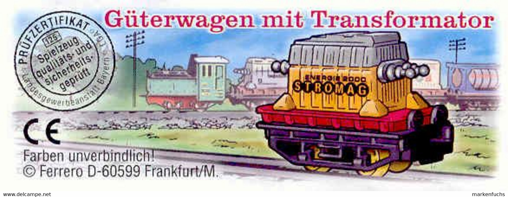 Güterwagen Mit Transformator + BPZ - Maxi (Kinder-)