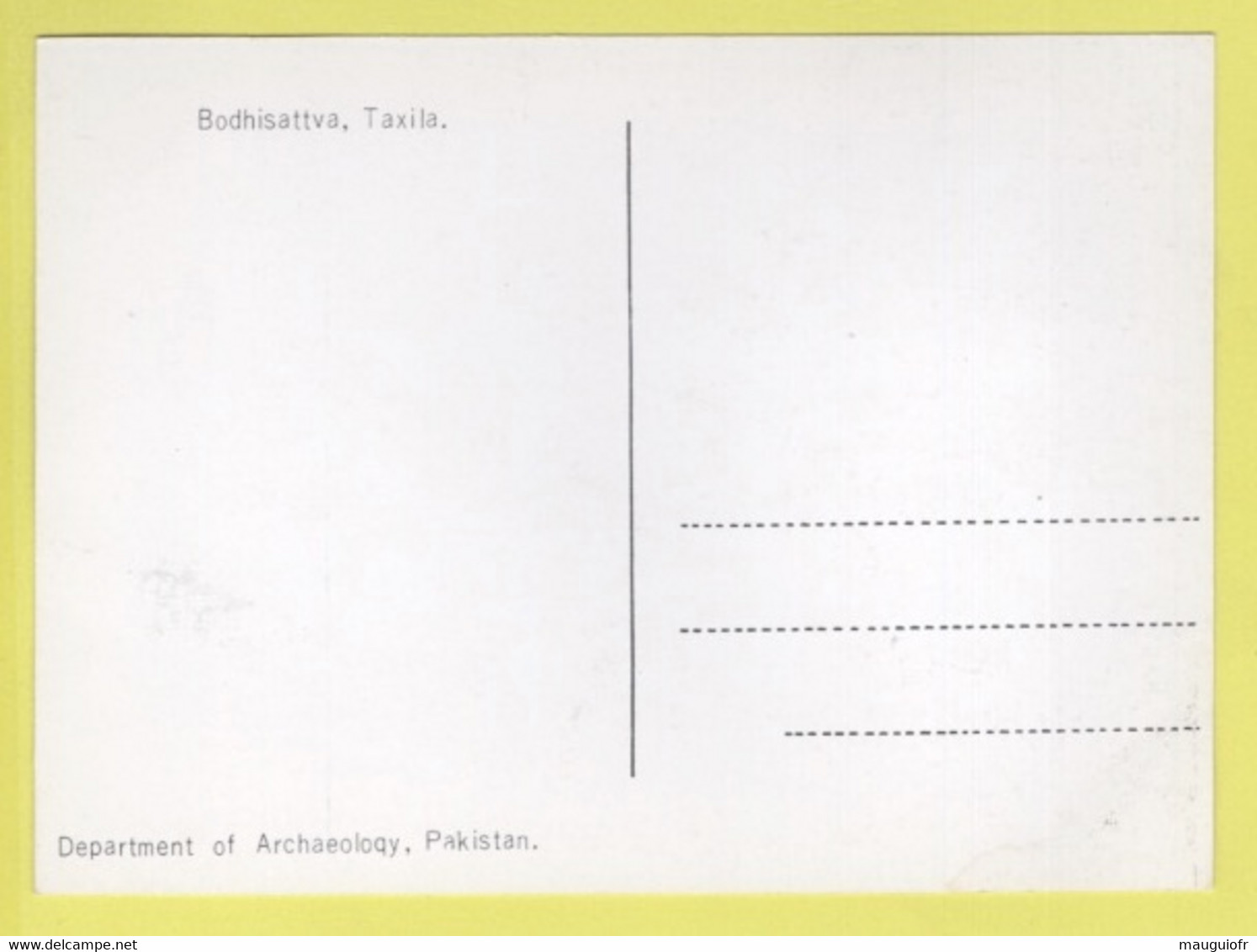 RELIGION / BOUDDHISME / BODHISATTVA / BAS-RELIEF / MUSÉE NATIONAL DE KARACHI / PAKISTAN - Bouddhisme