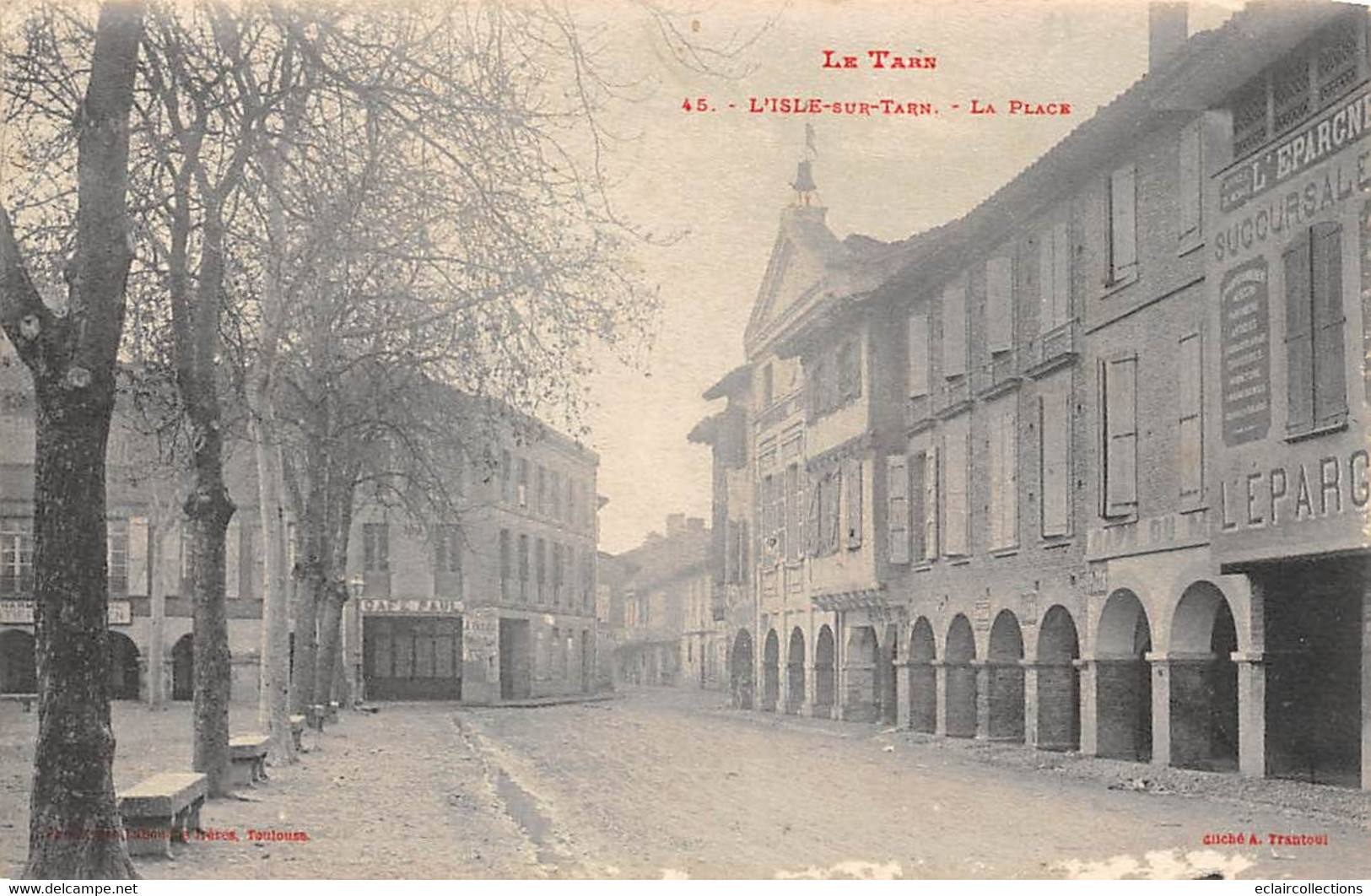 L'Isle Sur Tarn               81          La Place        - Défaut -               (voir Scan) - Lisle Sur Tarn