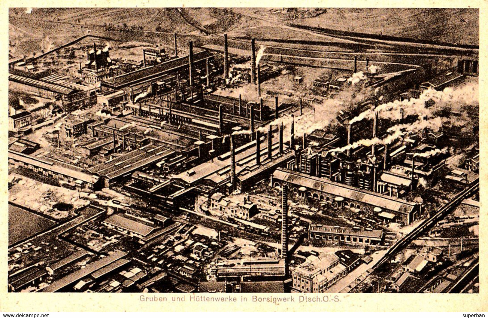 BERLIN - TEGEL : GRUBEN Und HÜTTENWERKE In BORSIGWERK - DTSCH. O.-S. [ DEUTSCH OBER-SCHLESIEN ] ~ 1920 - '925 ? (ag810) - Tegel