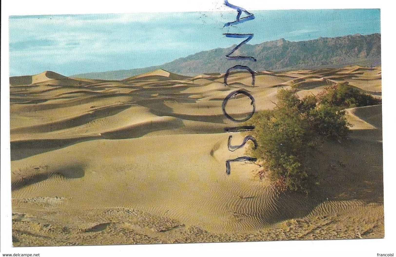 USA. California. Wind-formed Sand Dunes Near Stove Pipe Wells - Death Valley