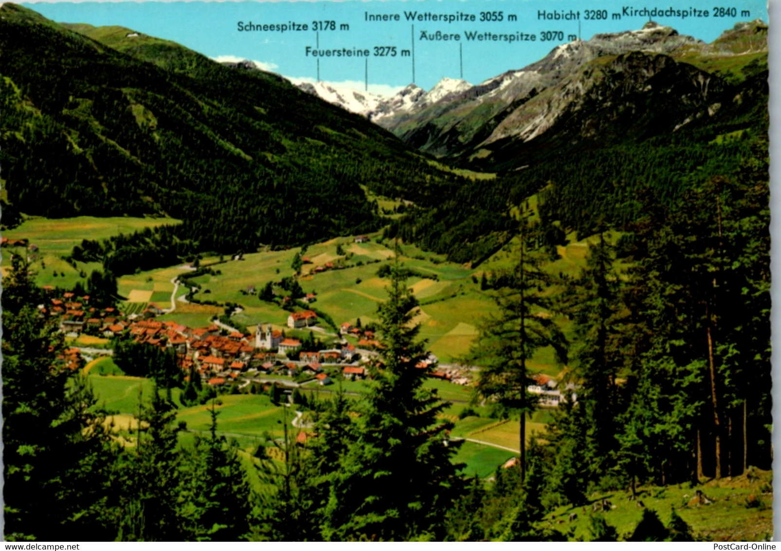 7797 - Tirol - Steinach Am Brenner Gegen Das Gschnitztal , Feuersteine , Habicht , Kirchdachspitze - Nicht Gelaufen - Steinach Am Brenner
