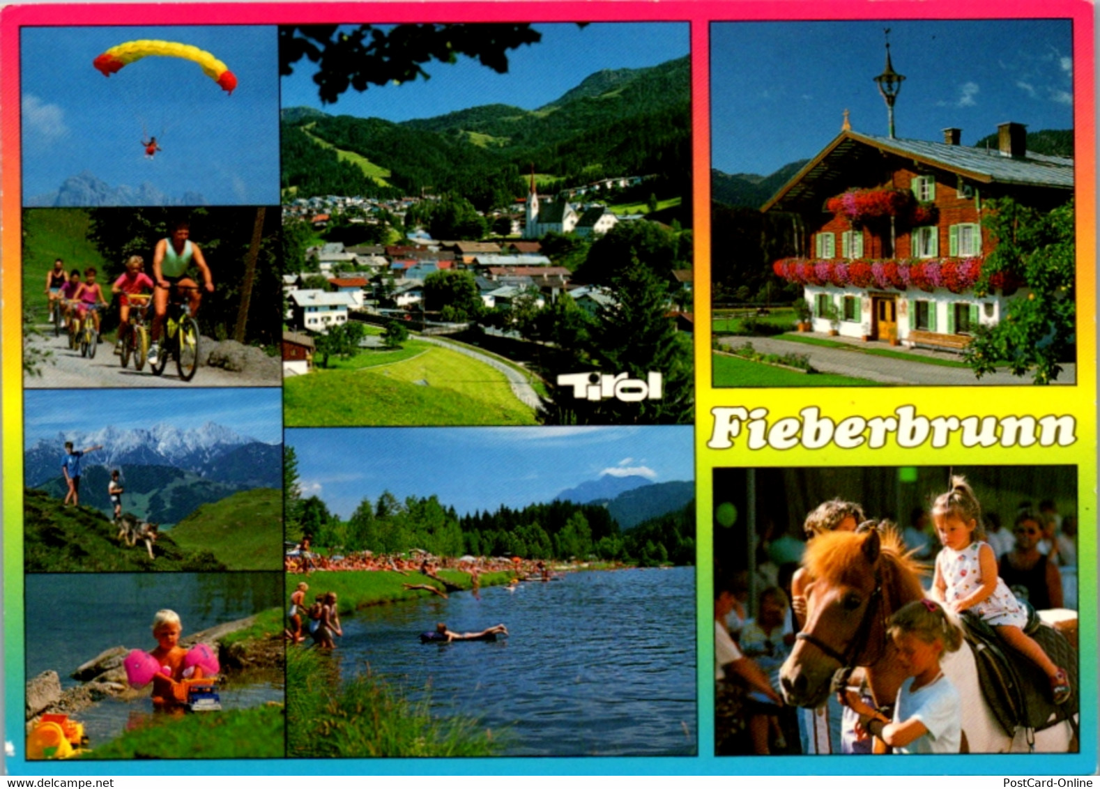 7803 - Tirol - Fieberbrunn , Mehrbildkarte - Gelaufen - Fieberbrunn
