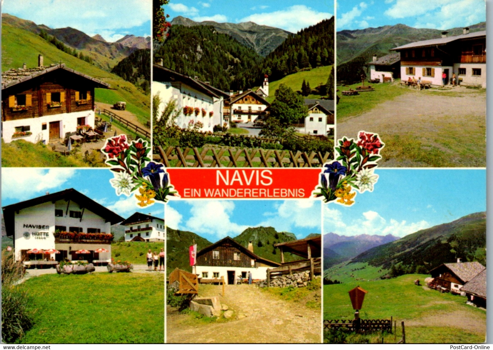 7807 - Tirol - Navis , Peer Alm , Stöckl Alm , Naviser Hütte , Klamm , Polten , Mehrbildkarte - Nicht Gelaufen - Fieberbrunn