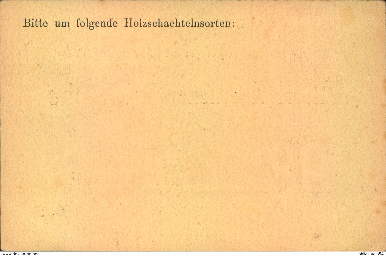 1885/1905 (ca.), Ganzsachenkarten Mit Privatem Zudruck "Dr. Reche, Breslau" - Autres & Non Classés