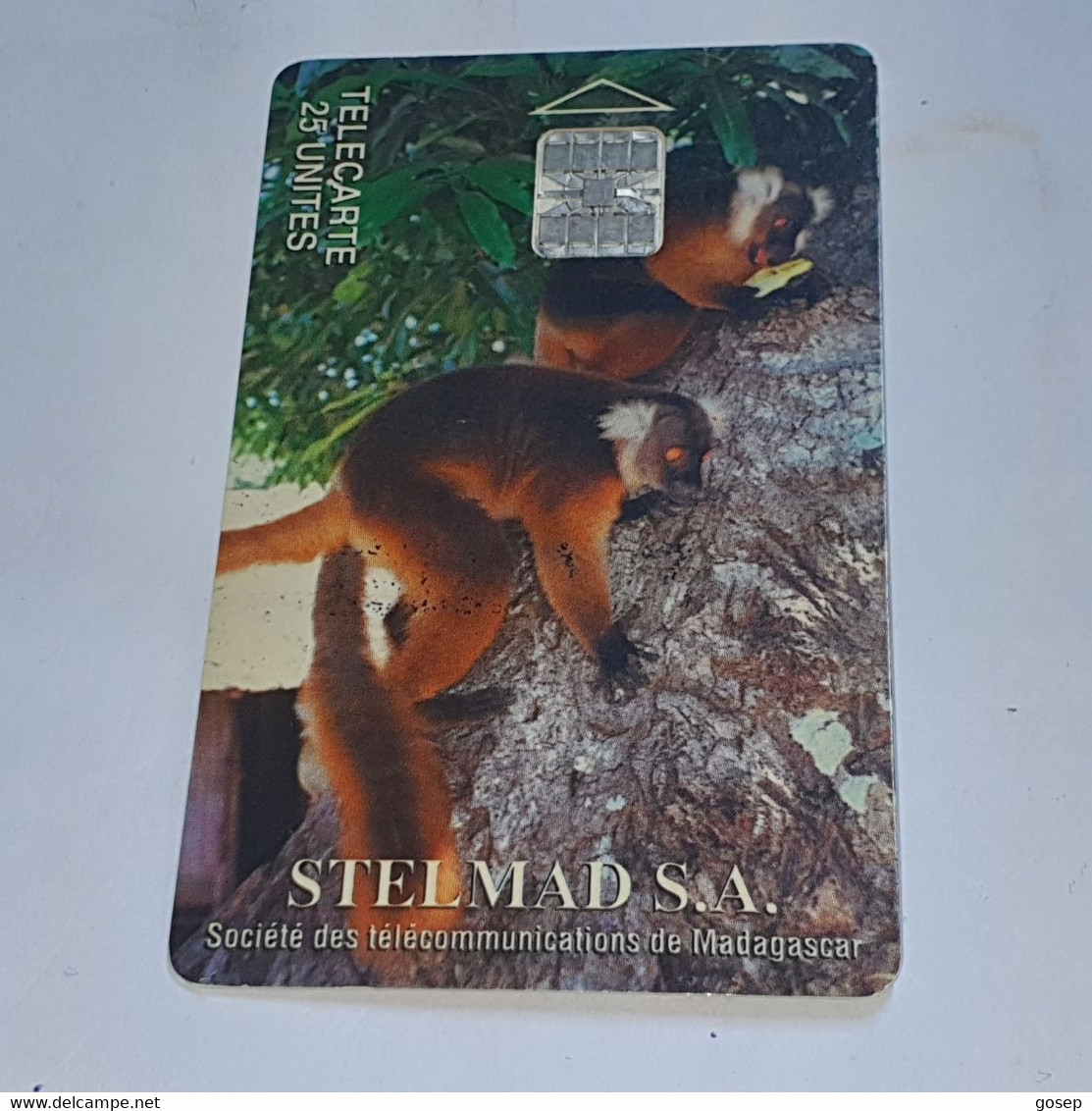 Madagascar-(MDG-01)-stelmad-s.a-(1)-(25units)-(C4B147209)-used Card+1card Prepiad - Madagascar