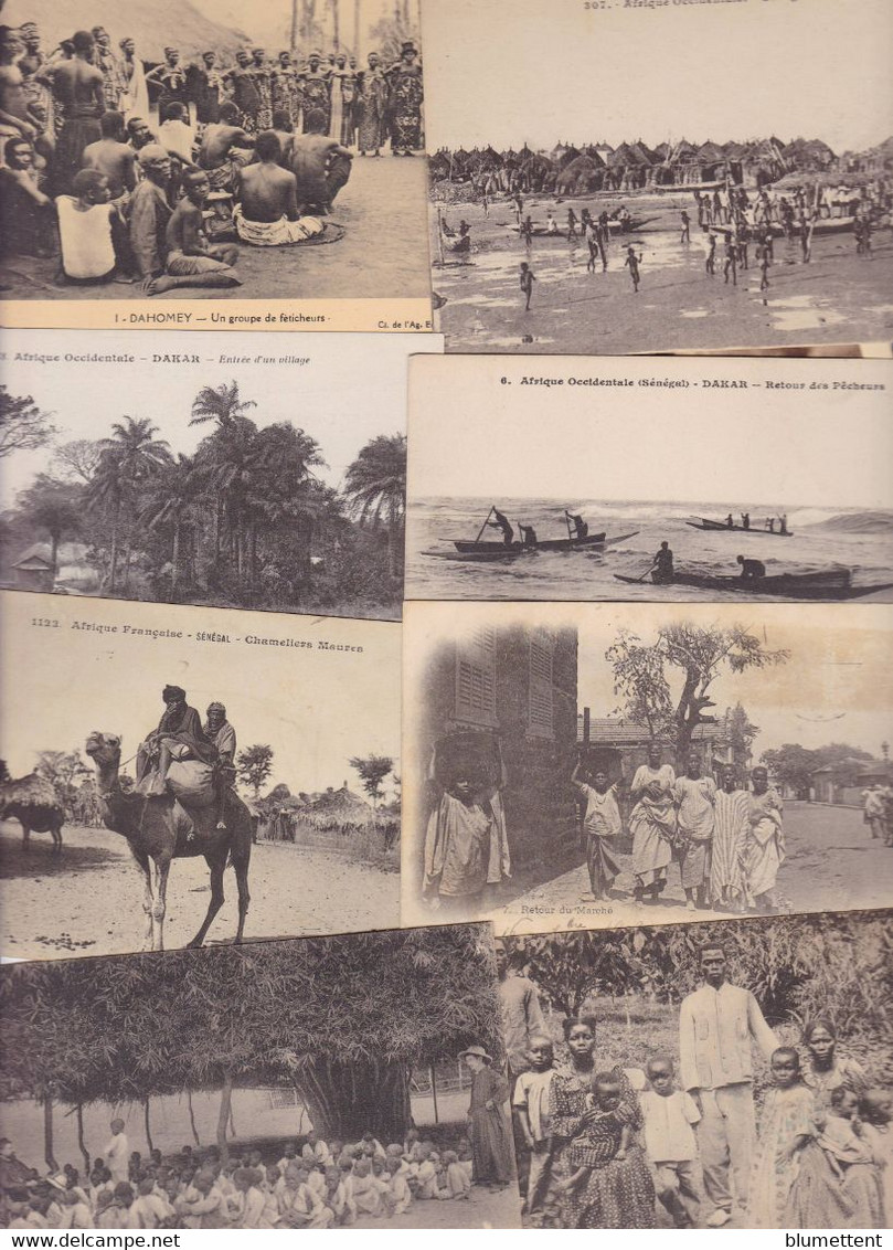 Lot 2869 De 10 CPA Afrique Noire Déstockage Pour Revendeurs Ou Collectionneurs - 5 - 99 Postcards