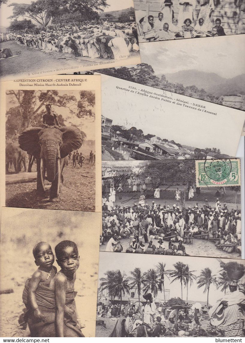 Lot 2870 De 10 CPA Afrique Noire Déstockage Pour Revendeurs Ou Collectionneurs - 5 - 99 Postkaarten