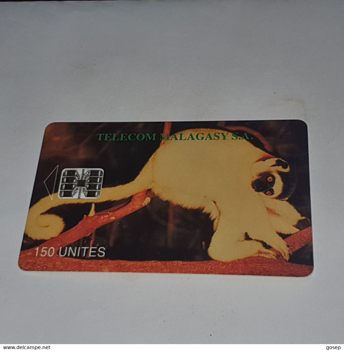 Madagascar-(MDG-10a)-verreauxi Monkey-(2)-(150units)-(01771732)-used Card+1card Prepiad - Madagascar