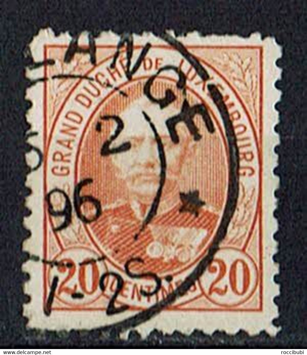 Luxemburg 1891 // Mi. 59 O // Freimarken // Großherzog Adolphe - 1891 Adolfo Di Fronte