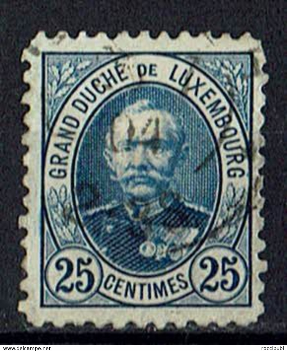 Luxemburg 1891 // Mi. 60 O // Freimarken // Großherzog Adolphe - 1891 Adolphe De Face